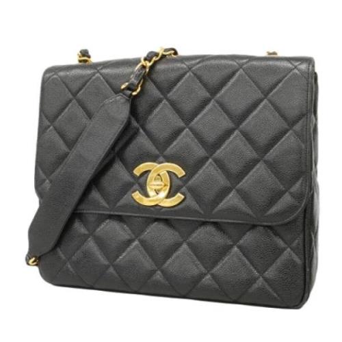 Chanel Vintage Pre-owned Laeder chanel-vskor Black, Dam