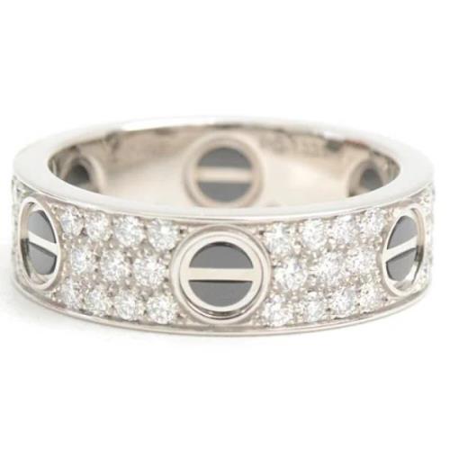 Cartier Vintage Pre-owned Metall ringar White, Herr