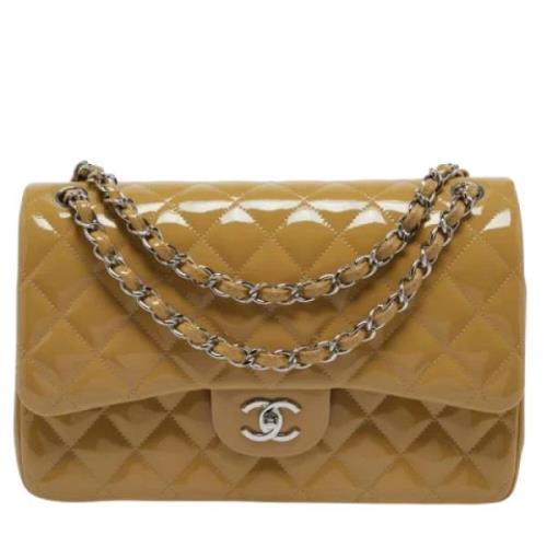 Chanel Vintage Pre-owned Laeder chanel-vskor Beige, Dam