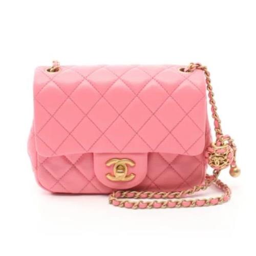 Chanel Vintage Pre-owned Laeder chanel-vskor Pink, Dam