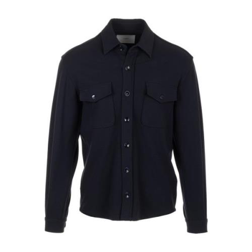 Cruna Blå Overshirt Stretch Blue, Herr