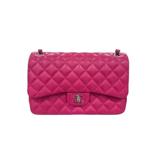 Chanel Vintage Pre-owned Tyg crossbodyvskor Pink, Dam