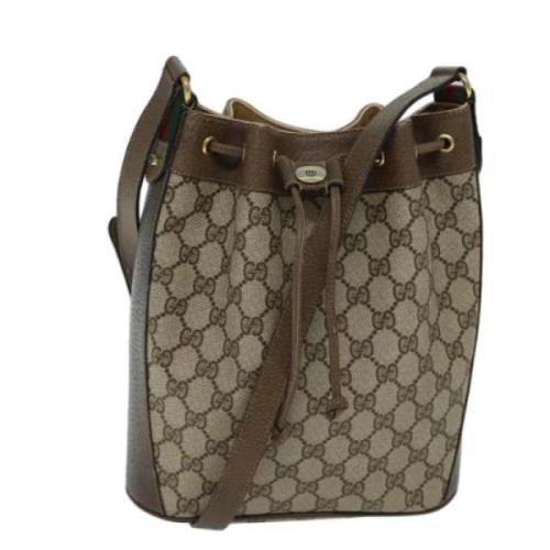 Gucci Vintage Pre-owned Laeder gucci-vskor Beige, Dam