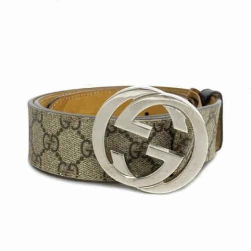 Gucci Vintage Pre-owned Plast skrp Beige, Dam