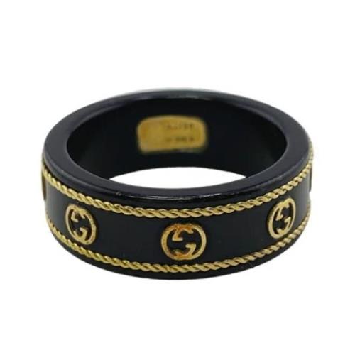 Gucci Vintage Pre-owned Metall ringar Black, Dam