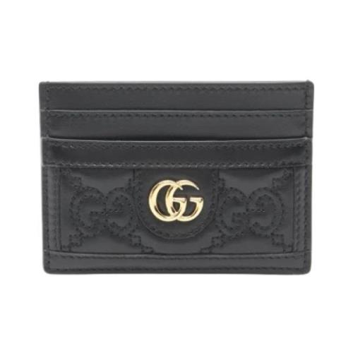 Gucci Vintage Pre-owned Laeder plnbcker Black, Dam