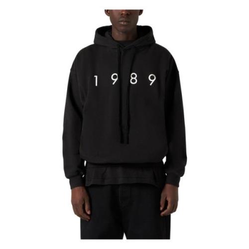 1989 Studio Hoodie med huva Black, Herr