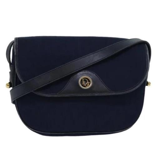 Dior Vintage Pre-owned Canvas dior-vskor Blue, Dam