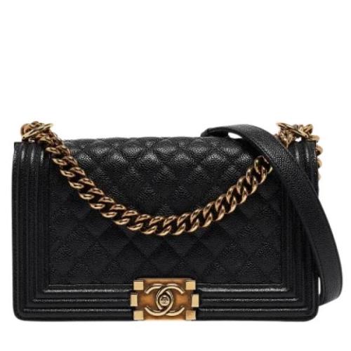 Chanel Vintage Pre-owned Laeder chanel-vskor Black, Dam