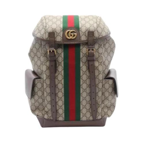 Gucci Vintage Pre-owned Laeder gucci-vskor Beige, Dam