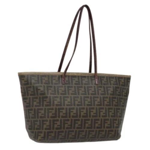 Fendi Vintage Pre-owned Canvas fendi-vskor Brown, Dam