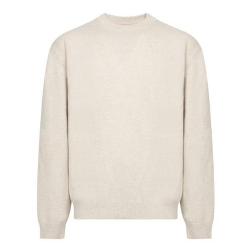 Daniele Fiesoli Vit Stickat för Män Aw24 White, Herr