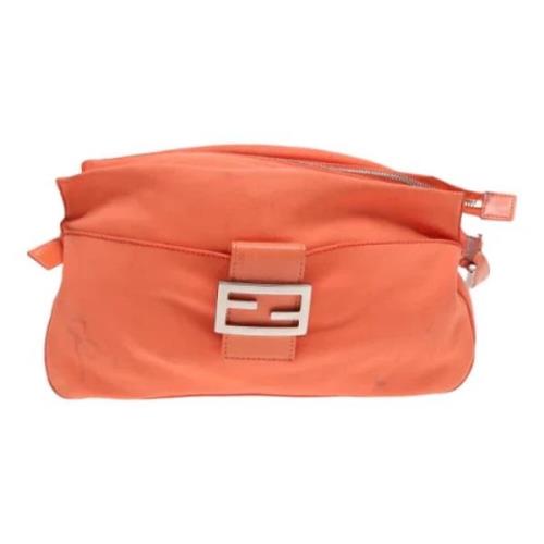 Fendi Vintage Pre-owned Canvas fendi-vskor Orange, Dam