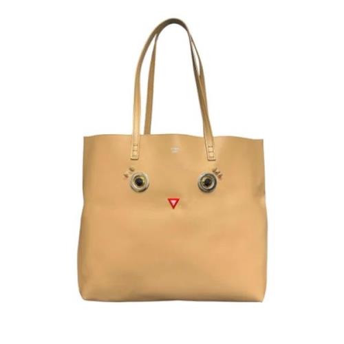 Fendi Vintage Pre-owned Laeder fendi-vskor Beige, Dam