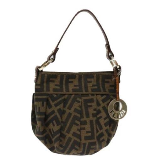 Fendi Vintage Pre-owned Canvas fendi-vskor Brown, Dam