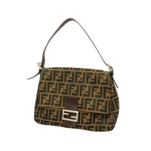 Fendi Vintage Pre-owned Canvas fendi-vskor Brown, Dam