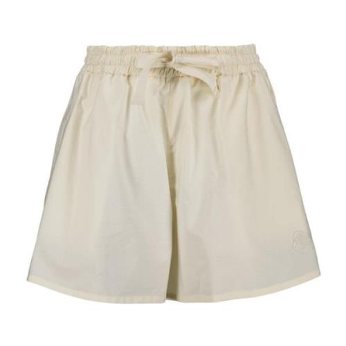 Moncler Bomullsshorts för kvinnor Beige, Dam