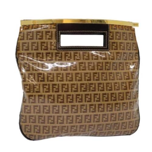 Fendi Vintage Pre-owned Canvas fendi-vskor Brown, Dam