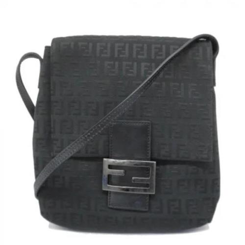 Fendi Vintage Pre-owned Canvas fendi-vskor Black, Dam