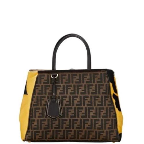 Fendi Vintage Pre-owned Canvas fendi-vskor Brown, Dam