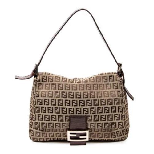 Fendi Vintage Pre-owned Canvas fendi-vskor Brown, Dam