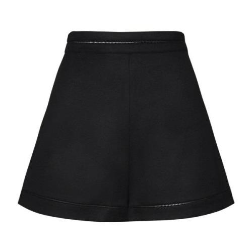 Max Mara Svarta Runway Bell Style Shorts Black, Dam