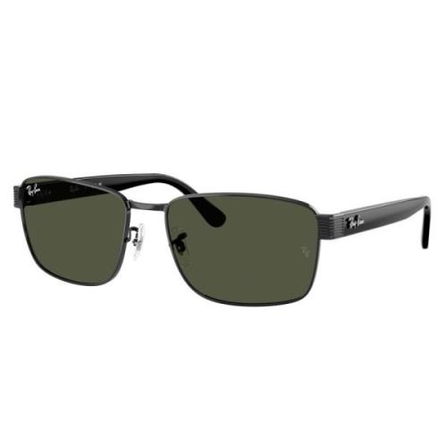 Ray-Ban Rb3750 Solglasögon med Gröna G-15 Linser Black, Unisex