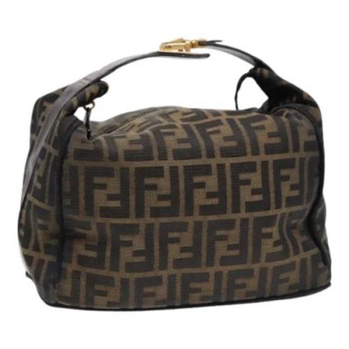 Fendi Vintage Pre-owned Canvas fendi-vskor Brown, Dam