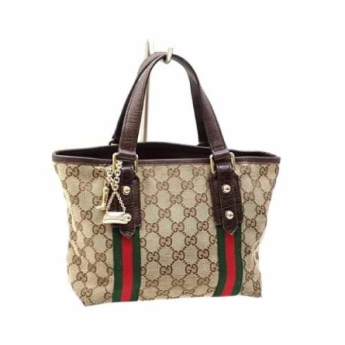 Gucci Vintage Pre-owned Tyg gucci-vskor Beige, Dam