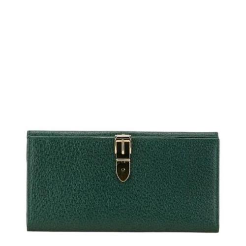 Gucci Vintage Pre-owned Laeder plnbcker Green, Dam