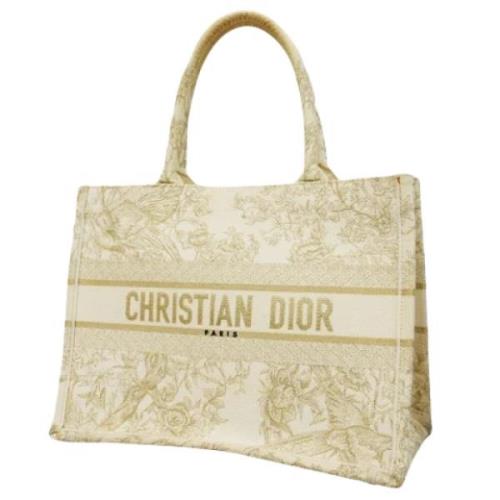 Dior Vintage Pre-owned Canvas dior-vskor Beige, Dam