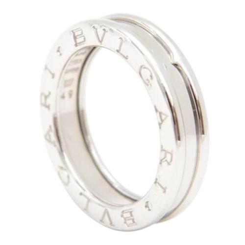 Bvlgari Vintage Pre-owned Metall ringar White, Dam