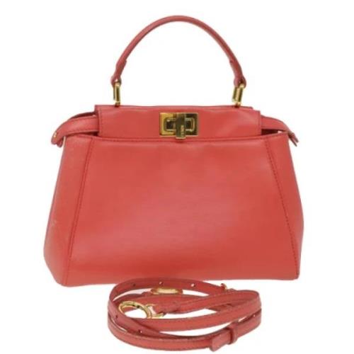 Fendi Vintage Pre-owned Laeder fendi-vskor Orange, Dam