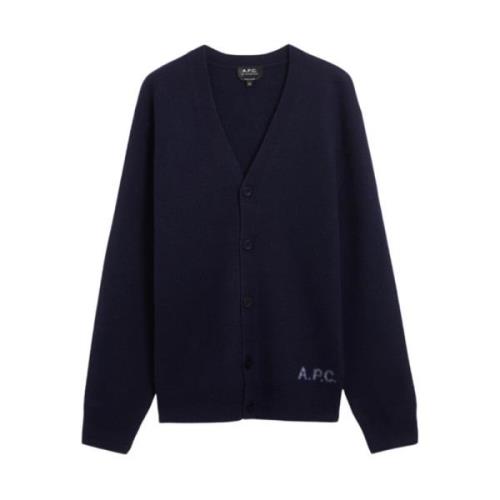 A.p.c. Kenny Mörkblå Kofta Blue, Herr