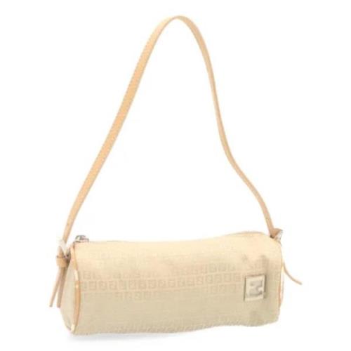 Fendi Vintage Pre-owned Canvas fendi-vskor Beige, Dam