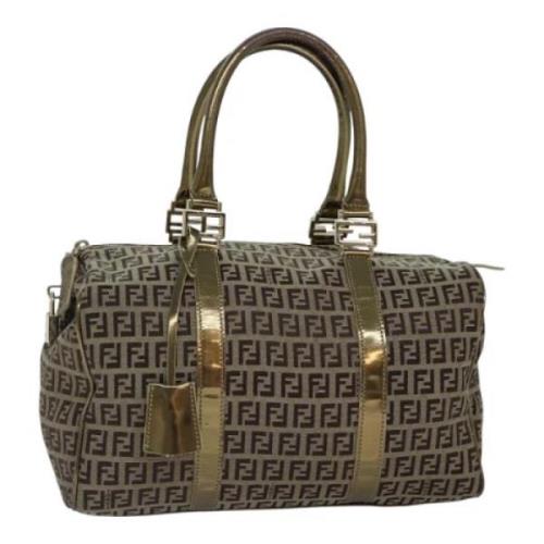 Fendi Vintage Pre-owned Canvas fendi-vskor Brown, Dam