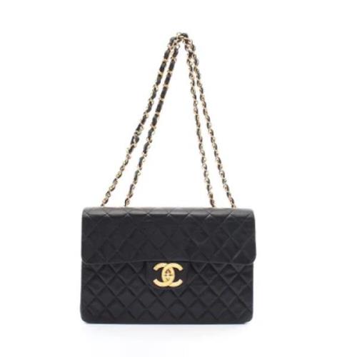 Chanel Vintage Pre-owned Laeder chanel-vskor Black, Dam