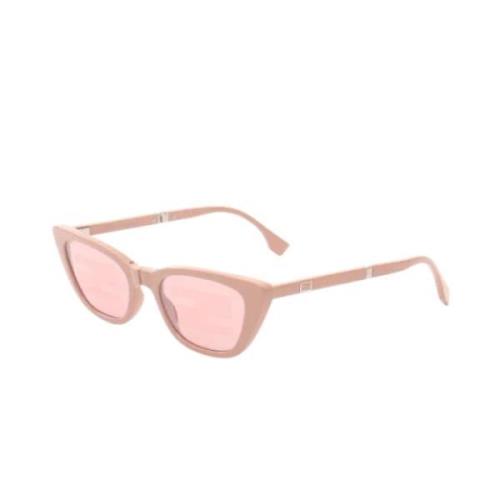 Fendi Vintage Pre-owned Plast solglasgon Pink, Dam