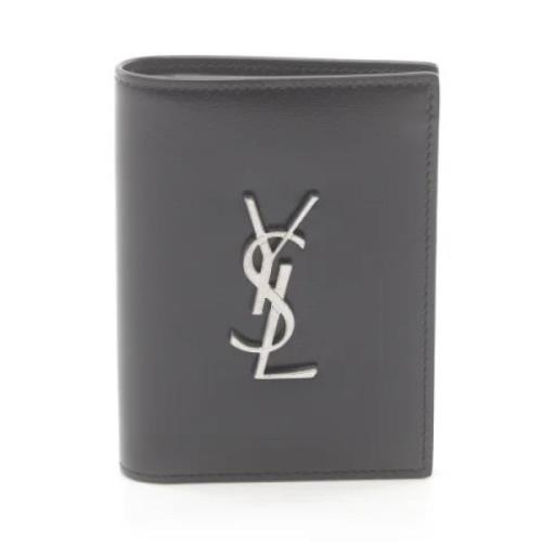 Yves Saint Laurent Vintage Pre-owned Laeder plnbcker Black, Dam