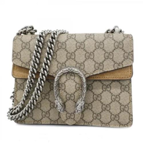 Gucci Vintage Pre-owned Tyg gucci-vskor Beige, Dam