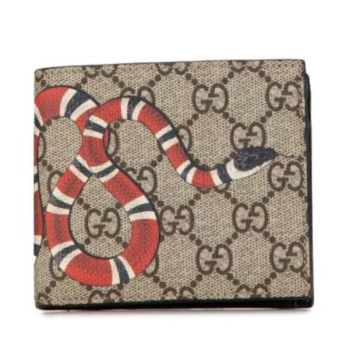 Gucci Vintage Pre-owned Canvas plnbcker Beige, Dam