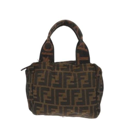 Fendi Vintage Pre-owned Tyg fendi-vskor Brown, Dam