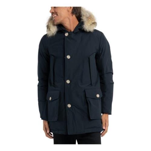 Woolrich Arctic Parka med Pälsinsats Blue, Herr