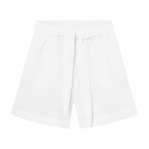 P.a.r.o.s.h. Casual Denim Shorts för Kvinnor White, Dam