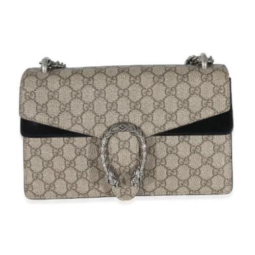 Gucci Vintage Pre-owned Canvas gucci-vskor Beige, Dam