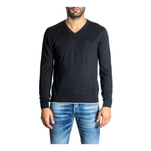 Armani Exchange Herr Svart Stickat Black, Herr