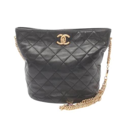 Chanel Vintage Pre-owned Laeder chanel-vskor Black, Dam