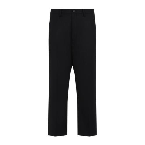 Junya Watanabe Svarta Slim Fit Byxor Black, Herr