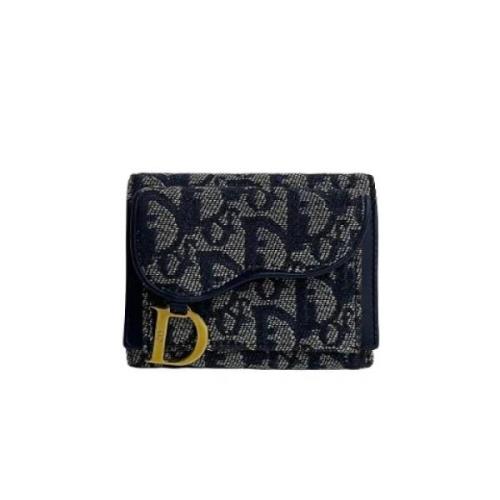 Dior Vintage Pre-owned Canvas plnbcker Blue, Dam