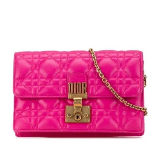 Dior Vintage Pre-owned Laeder axelremsvskor Pink, Dam